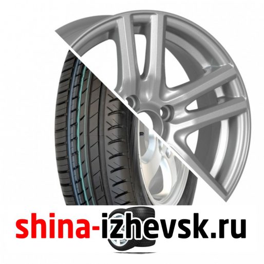 Колесо в сборе Viatti Strada (V-130) 185/60 R15 H 84 + Tech Line 529 6xR15 4×100 ET40 DIA60.1 Серебристый в Ижевске